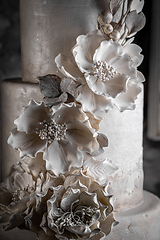 Image showing Detail of wedding cake decor