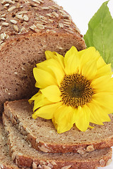 Image showing Rye-Bread with Sunflower