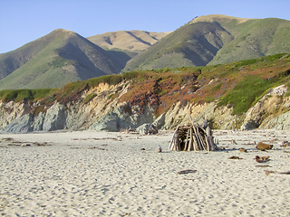 Image showing idyllic coastal scenery in California