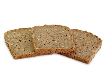Image showing Three Bread Slices