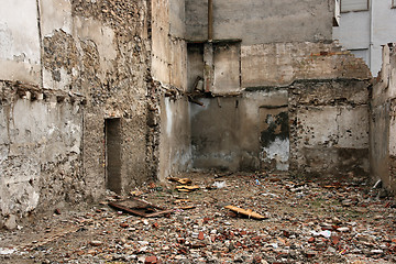 Image showing Urban ruins background