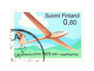 Image showing Stamp with aviation theme