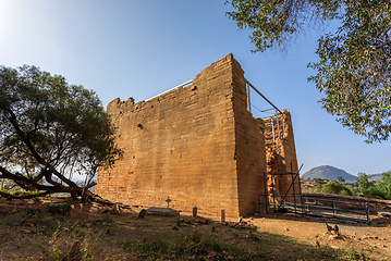 Image showing Ruins of the Yeha temple in Yeha, Ethiopia, Africa