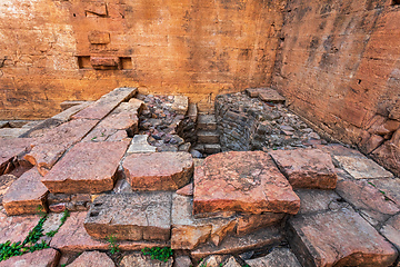 Image showing Ruins of the Yeha temple in Yeha, Ethiopia, Africa