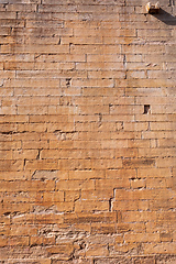 Image showing stone block texture in Yeha temple, Ethiopia, Africa