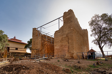 Image showing Ruins of the Yeha temple in Yeha, Ethiopia, Africa