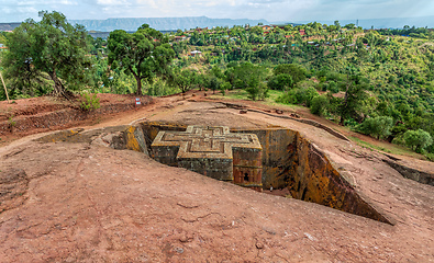 Image showing Church of Saint George, Lalibela Ethiopia