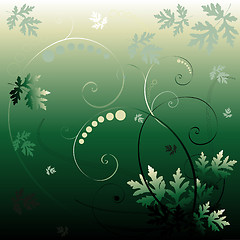 Image showing Abstract floral background 