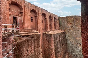 Image showing Bete Abba Libanos Rock-Hewn Church, Lalibela, Ethiopia