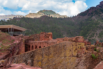 Image showing Bete Abba Libanos Rock-Hewn Church, Lalibela, Ethiopia