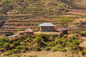 Image showing Ethiopian landscape, Ethiopia, Africa wilderness