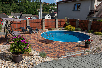 Image showing small home swimming pool