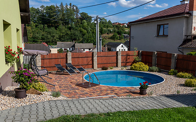 Image showing small home swimming pool