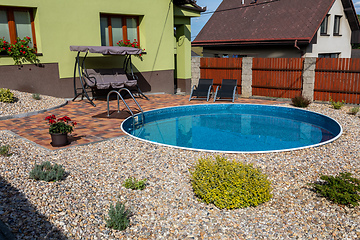 Image showing small home swimming pool