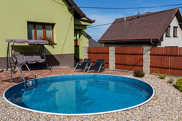 Image showing small home swimming pool