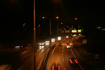 Image showing Night traffic