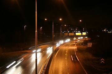 Image showing Night traffic