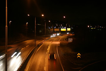 Image showing Evening traffic