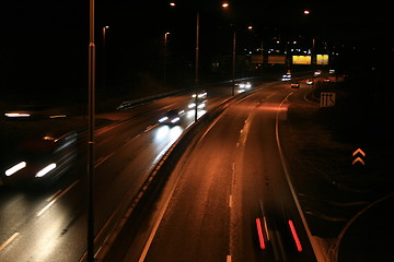 Image showing Evening traffic