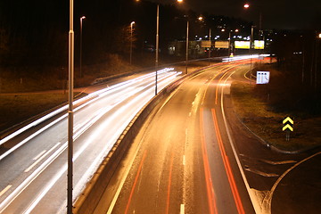 Image showing Night traffic