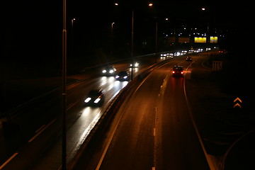 Image showing Traffic in the evening