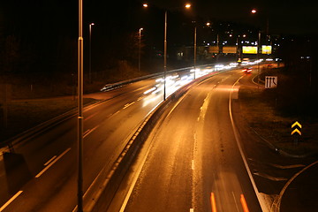 Image showing Highway in the evening