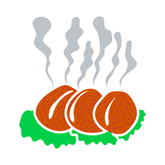 Image showing Smoking Cutlet Icon