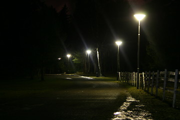 Image showing Path at night