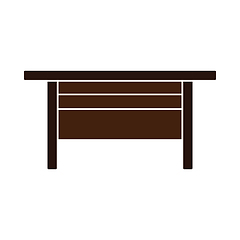 Image showing Boss Office Table Icon