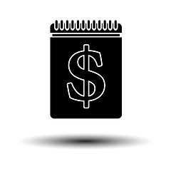 Image showing Dollar Calendar Icon