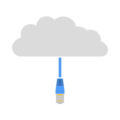Image showing Network Cloud Icon