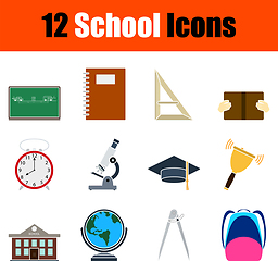 Image showing School Icon Set