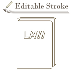 Image showing Law Book Icon