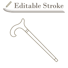 Image showing Walking Stick Icon