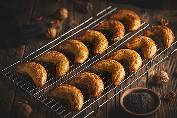 Image showing Still life of Bratislava crescent rolls