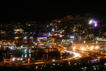 Image showing Oslo at night