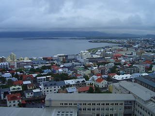 Image showing Reykjavík seen from the tower of Hallgrímskirkja