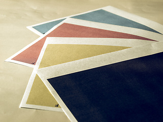 Image showing Vintage looking Print test