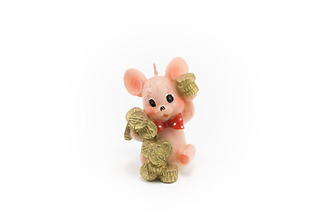 Image showing Rose mouse, candle 2