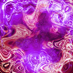 Image showing Purple Abstract Energy