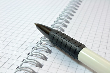 Image showing Notebook and pen