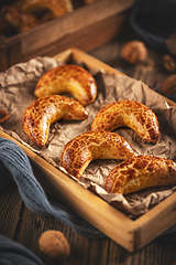 Image showing Still life of Bratislava crescent rolls