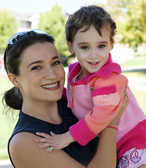 Image showing Happy mother and daughter