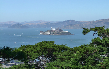 Image showing Alcatraz Island in San Francisco Bay