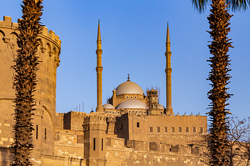 Image showing Mosque of Saladin Citadel, Salah El-Deen square, Cairo, Egypt