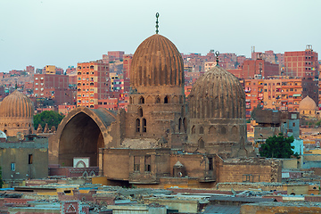 Image showing Old part of Cairo. The City of the Dead, Egypt