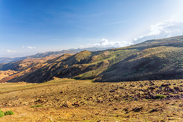 Image showing landscape of Bale Mountain, Ethiopia wilderness