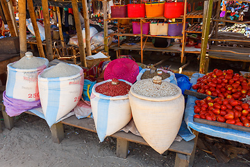 Image showing fresh pulses at marketplace