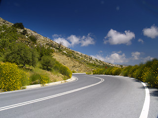 Image showing double bend road