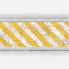 Image showing hazard stripes steel